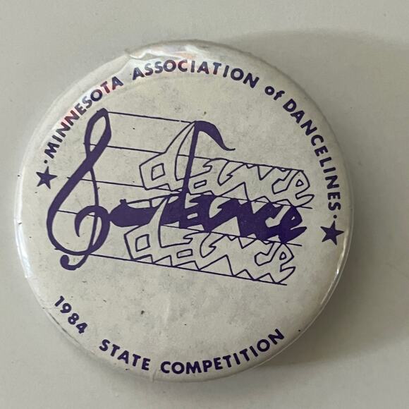 None and/or Unknown Other - 1984 Minnesota Association of Danceliness Vintage Pinback Button STB7-PB2